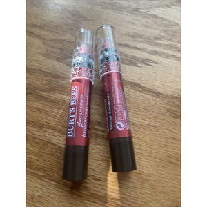 2 Burts Bees Gloss Lip  gloss  431 Tahitian Sunset 2pc 100% Natural